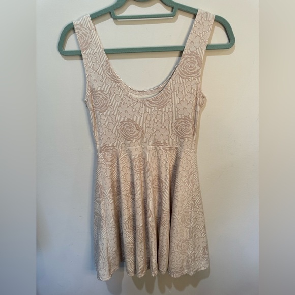 Free People Cream Beaded Floral‎ Dress Sz XS - Picture 4 of 6